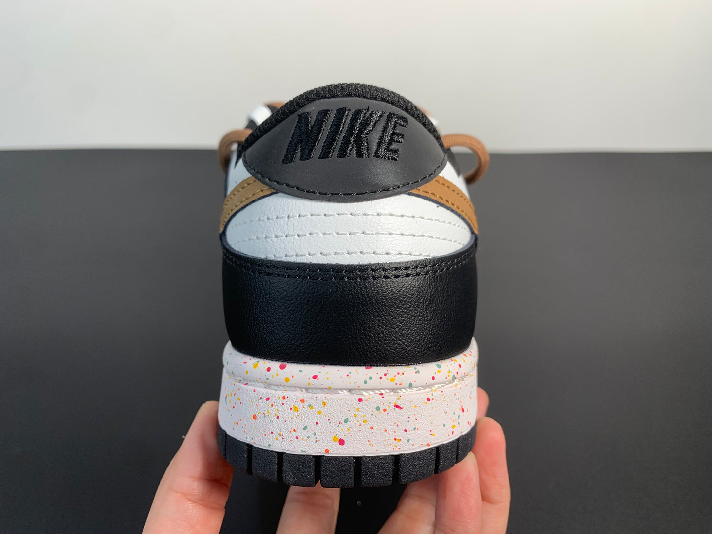 SB Dunk Low”Multi-Color White Black Brown Swoosh FD4623-142