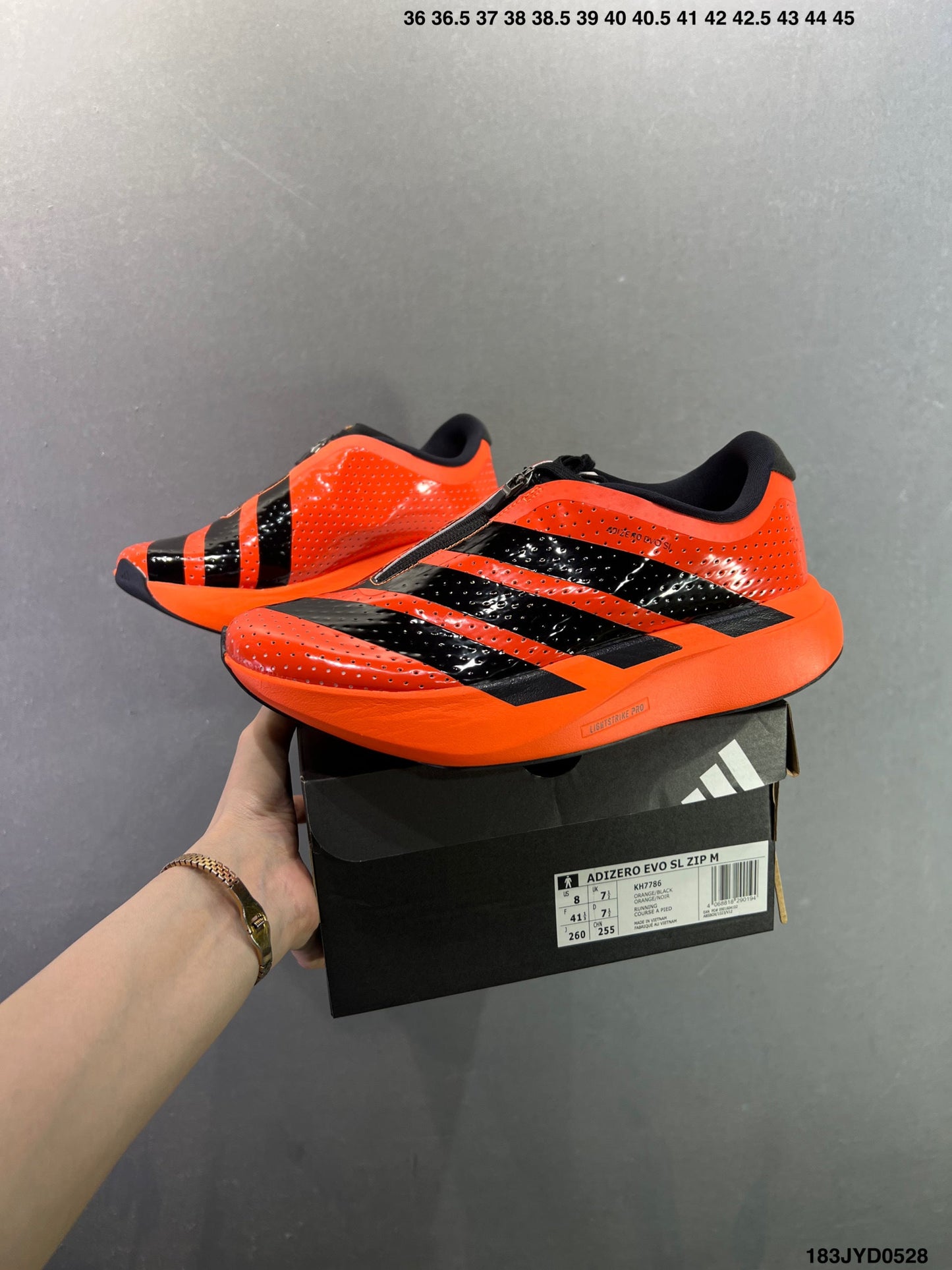 Adidas ADIZERO EVO SL ZIP M Orange 183JYD0528