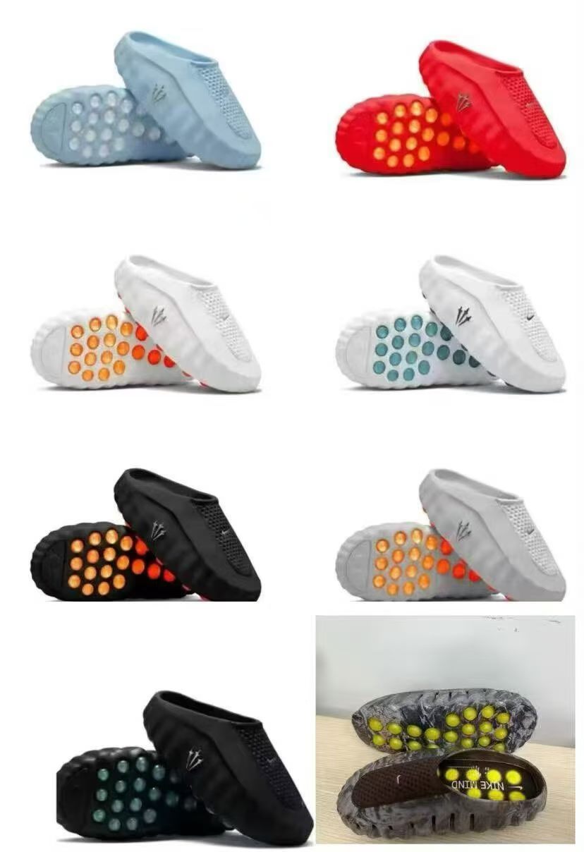 Nike Mind 001 Slide White Orange