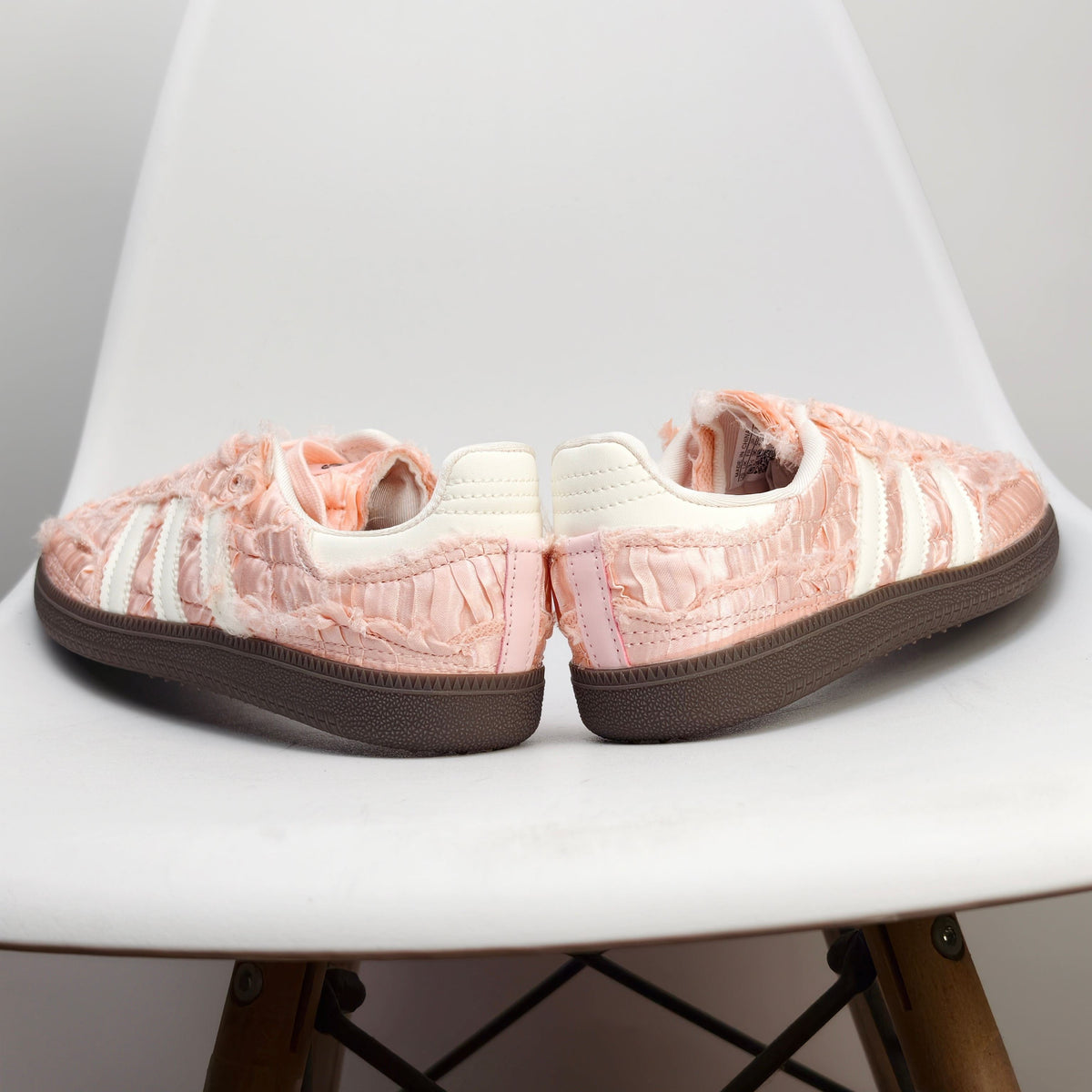 Adidas Originals Samba OG x Caroline SATIN SHOES Pink JQ4748