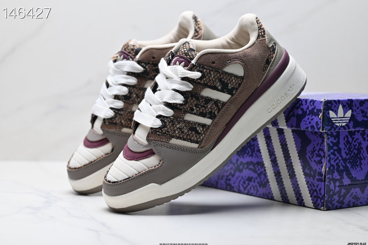 Adidas Originals Forum 2000 Wonder Beige / Bliss / Maroon JS3157