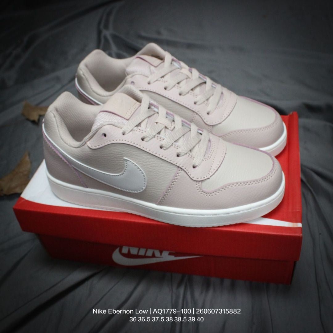 Nike Ebernon Low Premium"White/Black/Wolf Grey" AQ1779-100