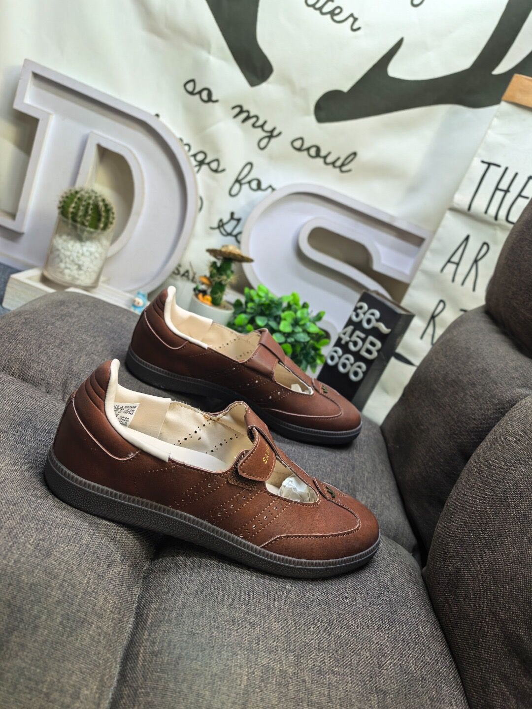 Adidas SAMBA JANE W Brown DS-666D