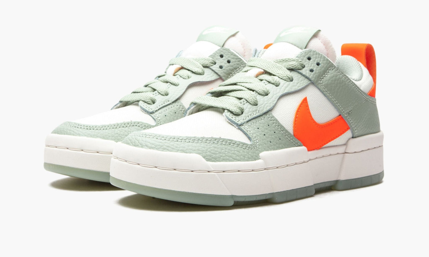 WMNS Dunk Low Disrupt "Sea Glass / Hyper Crimson"