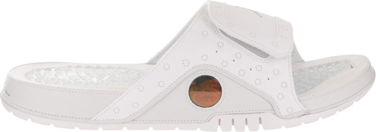 Air Jordan Hydro 13 Slide 'White Metallic Silver'