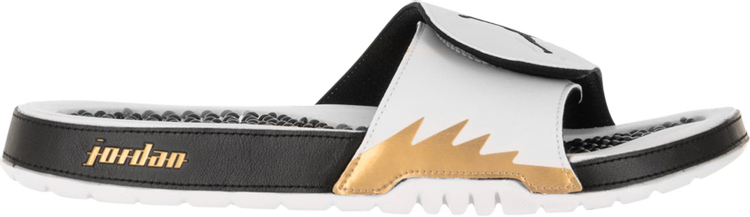 Jordan Hydro 5 Retro Slide 'White Metallic Gold'