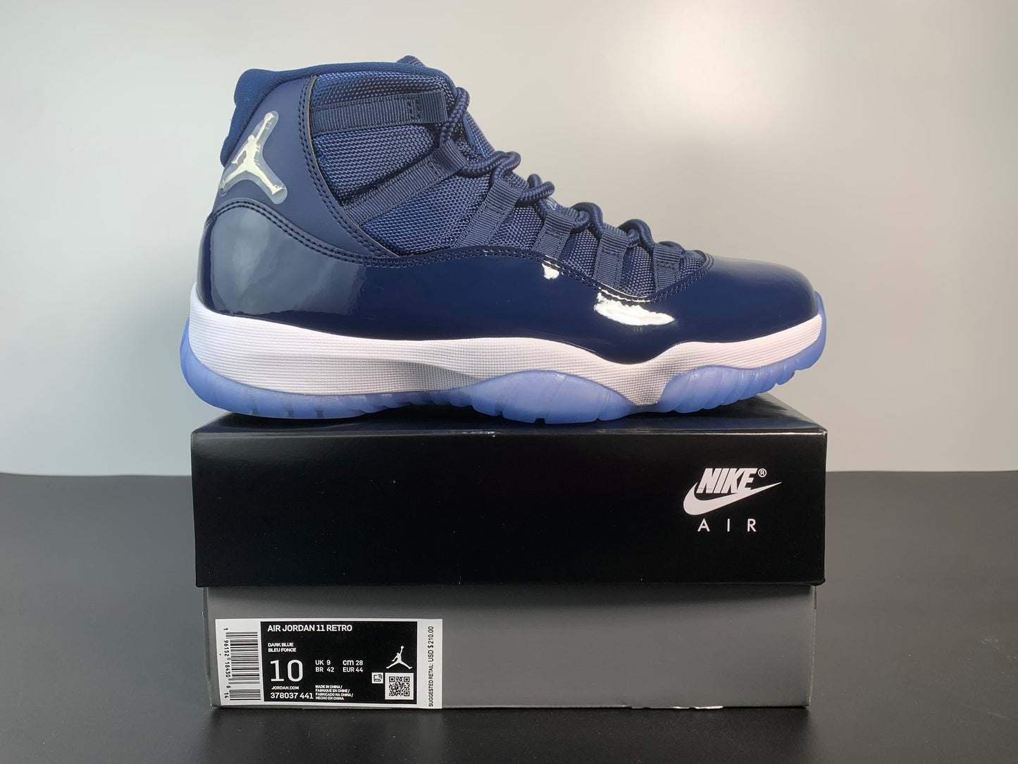 Air Jordan 11 Retro Dark Blue  378037-441