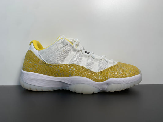 Air Jordan 11 Low WMNS Yellow Snakeskin AH7860-107