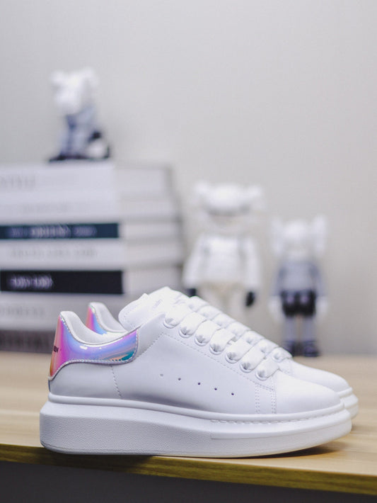 Alexander McQueen SHOCK PINK sole sneakers