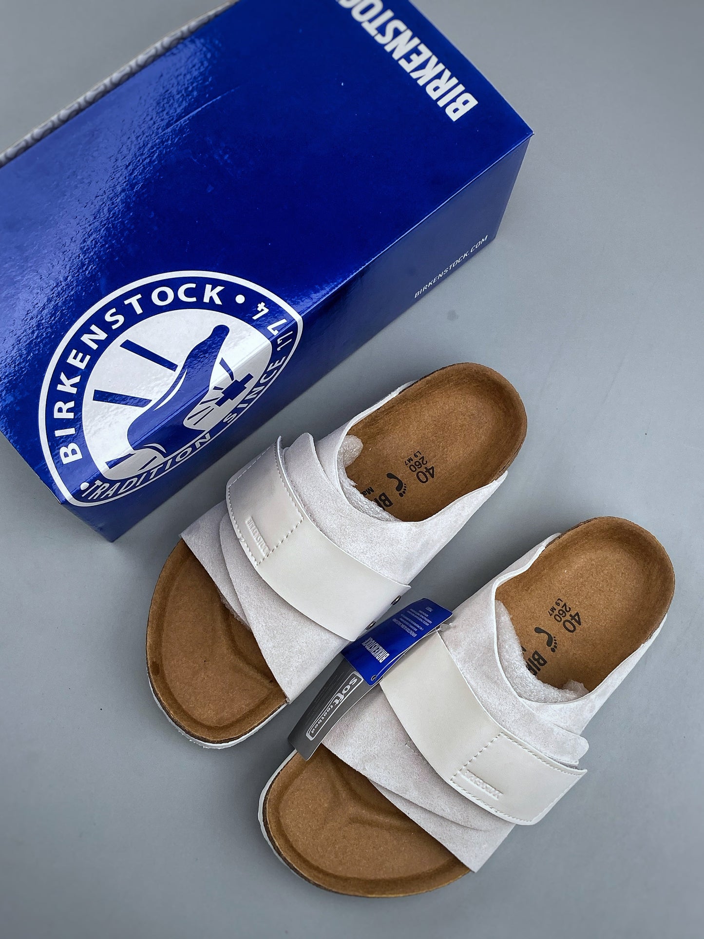 Birkenstock EVA Slide  White