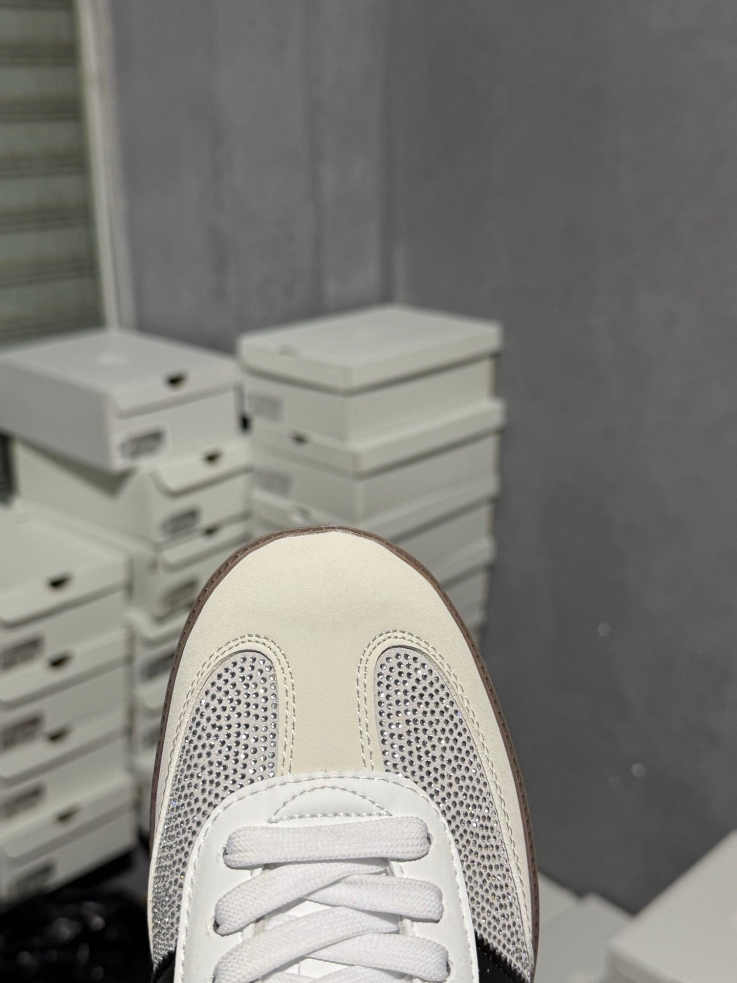 Adidas Originals Wmns Vegan Samba OG 'Crystal White Rhinestones' IG1024