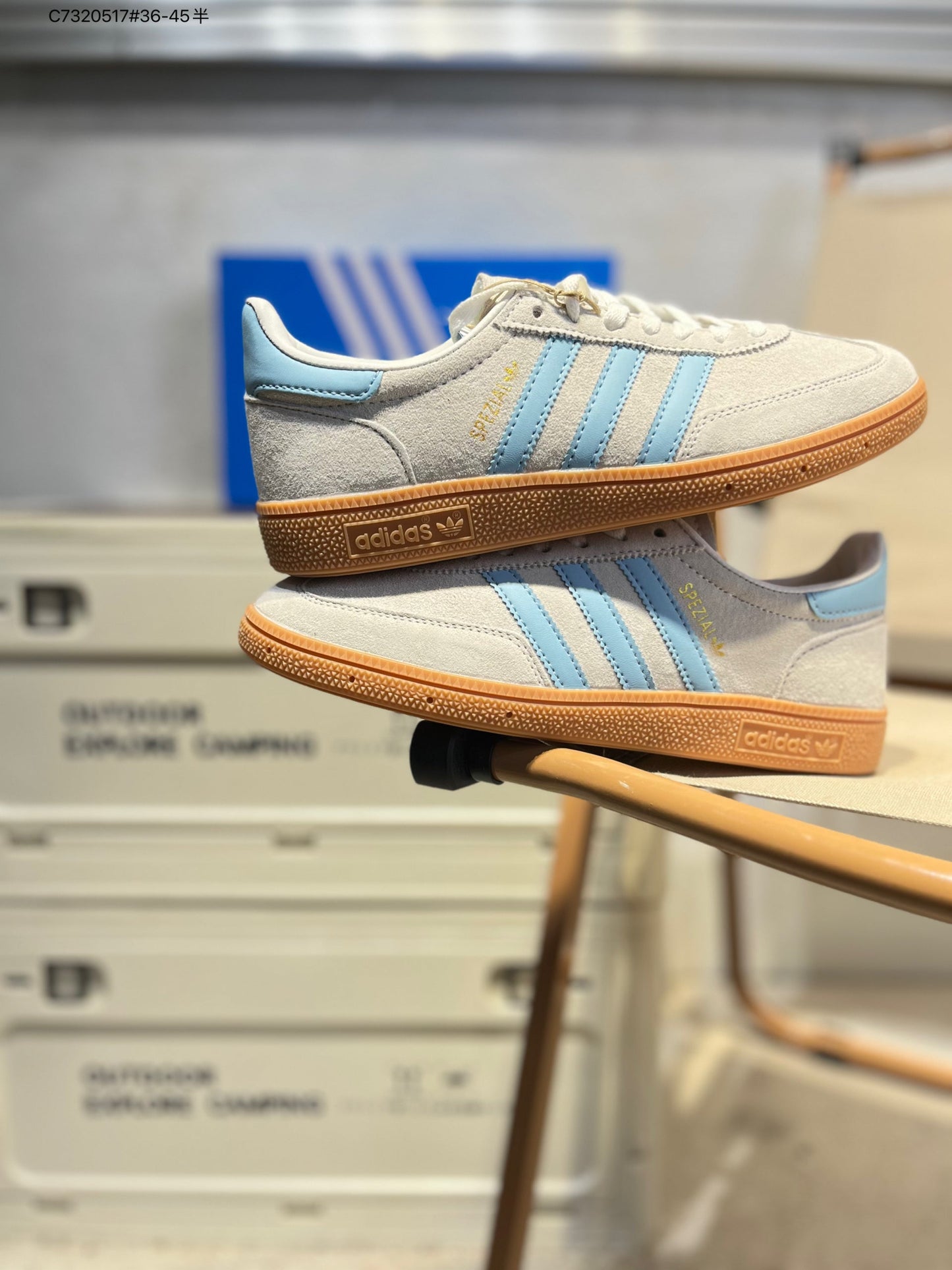 Sporty & Rich x Adidas Originals Handball SPZL "Burgundy" Grey KJ6017 C7320517