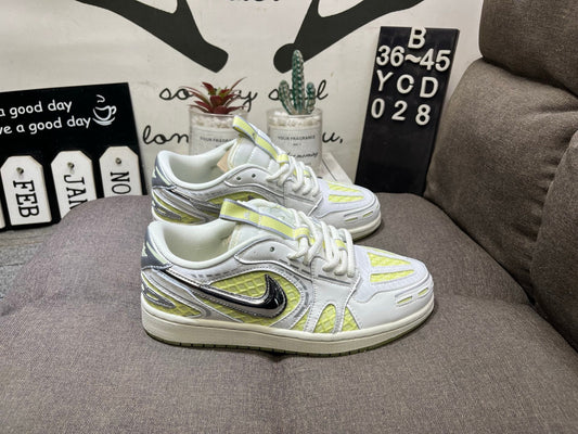 Air Jordan 1 Low Method of Make V3 Yellow Green YCD028