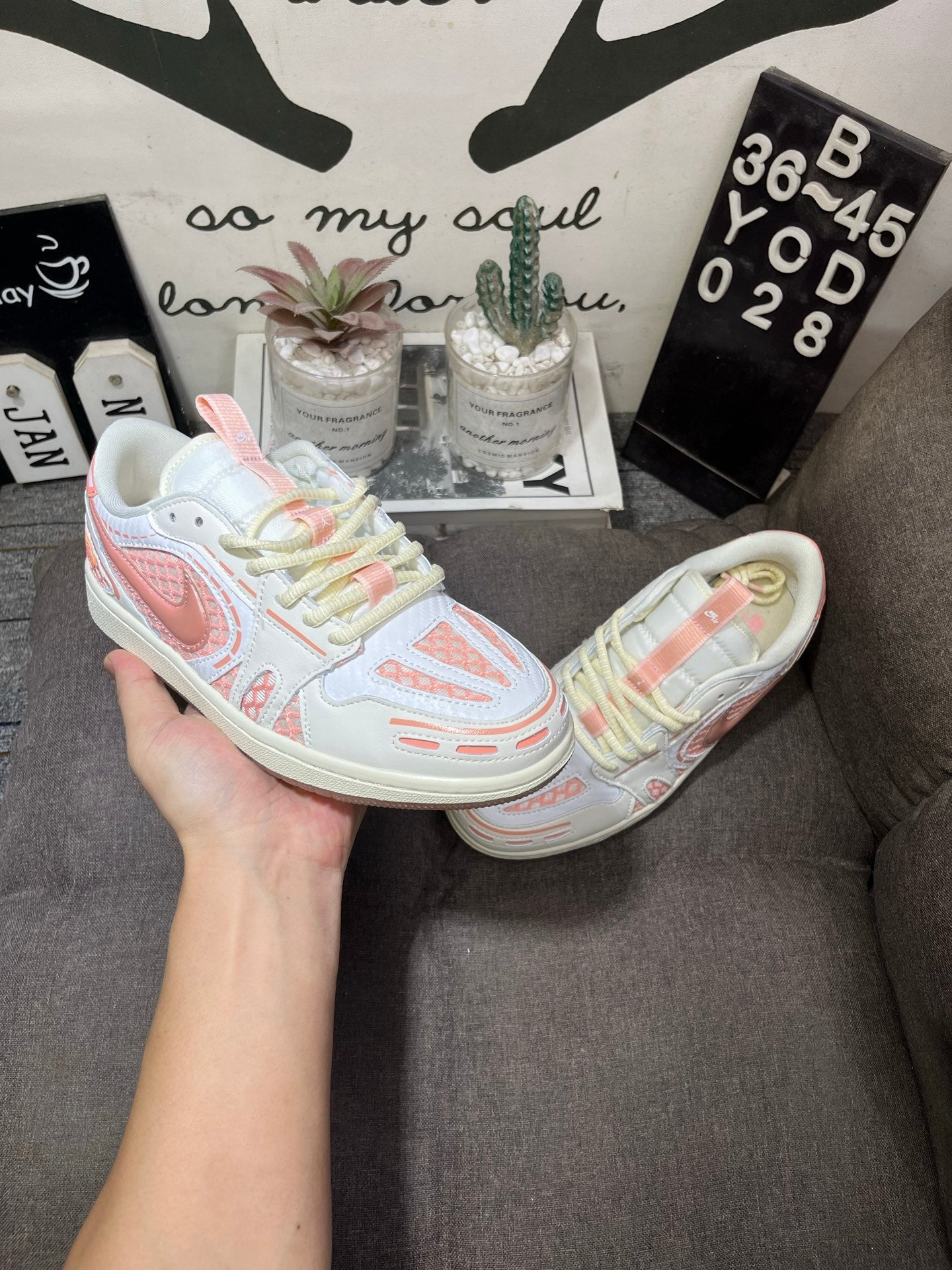 Air Jordan 1 Low Method of Make V3 Washed Coral  YCD028