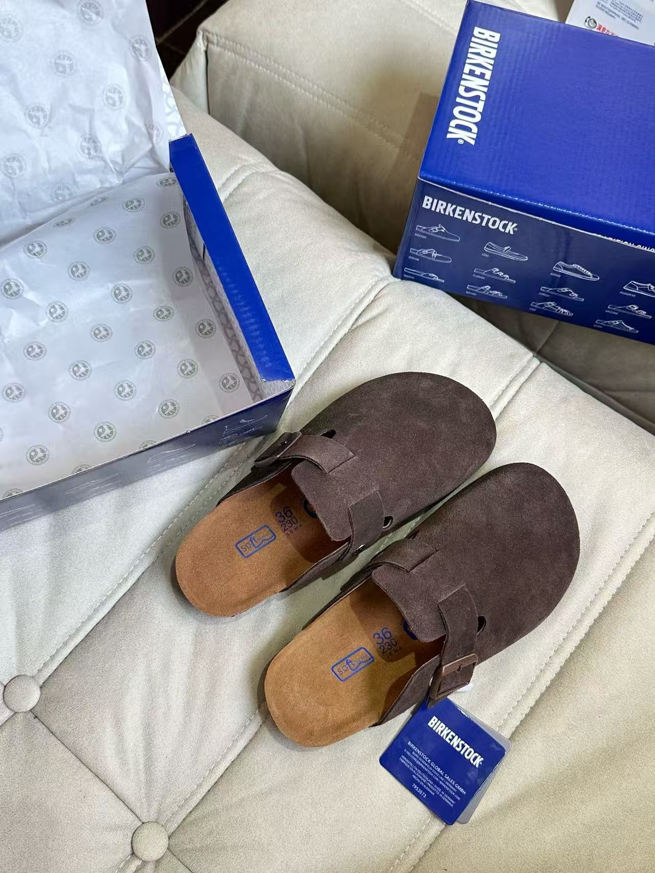 Birkenstock Boston Suede Brown 0060461