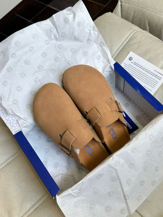 Birkenstock Boston Suede Coffee 0060461