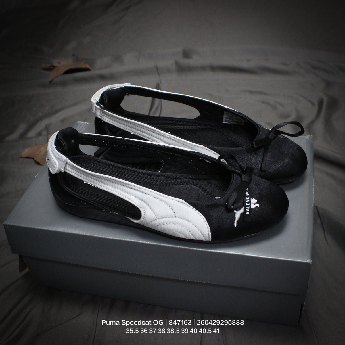 Puma Speedcat OG"White Red" Black-White 847163