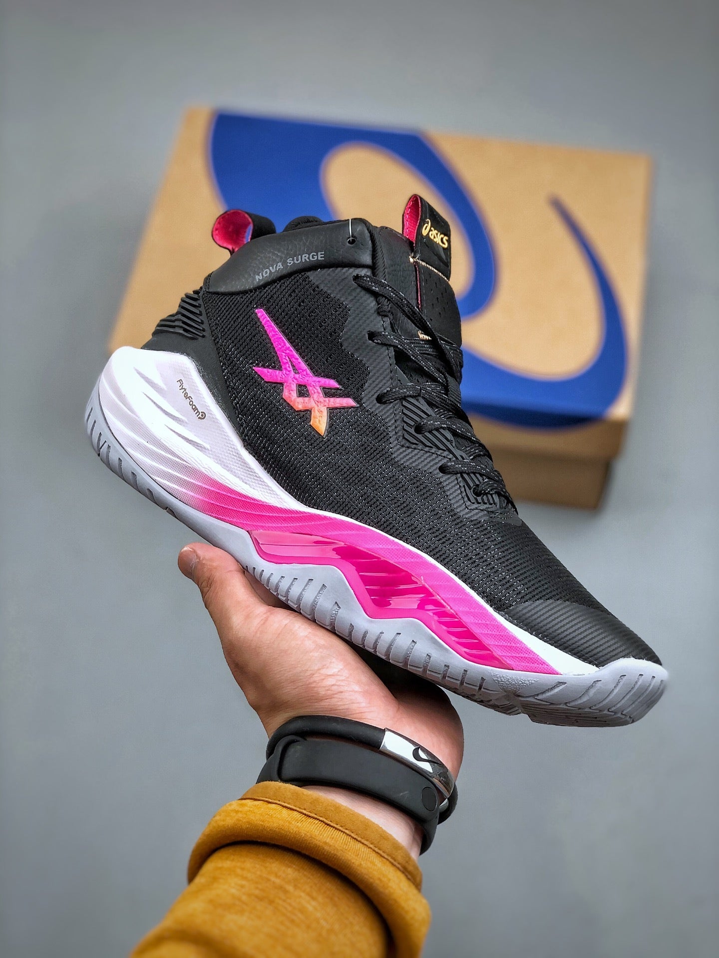 Asics Nova Surge 2 'Black Pink Glow'