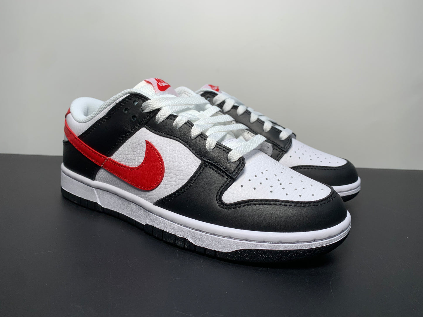 Nike Dunk Low 'Black White Red'