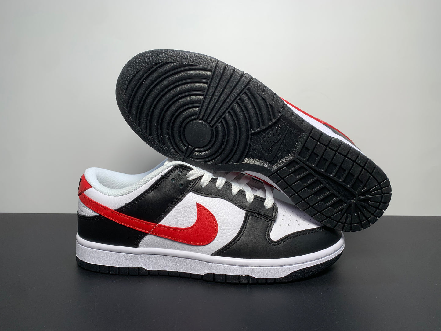 Nike Dunk Low 'Black White Red'