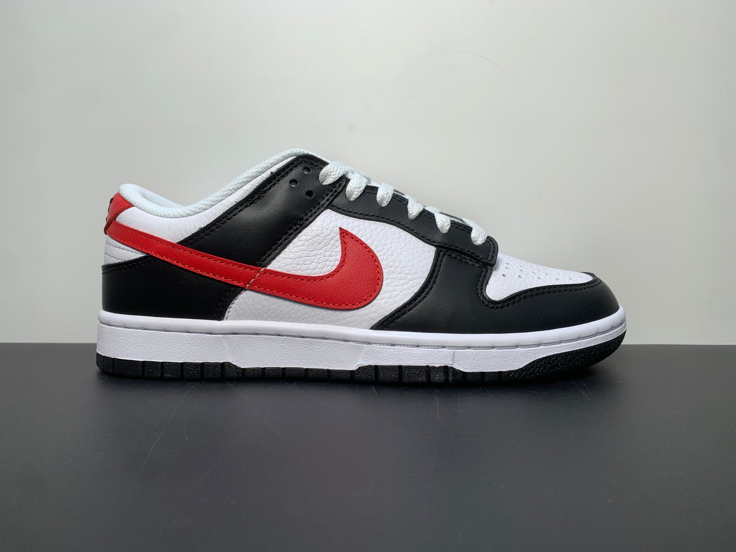 Nike Dunk Low 'Black White Red'