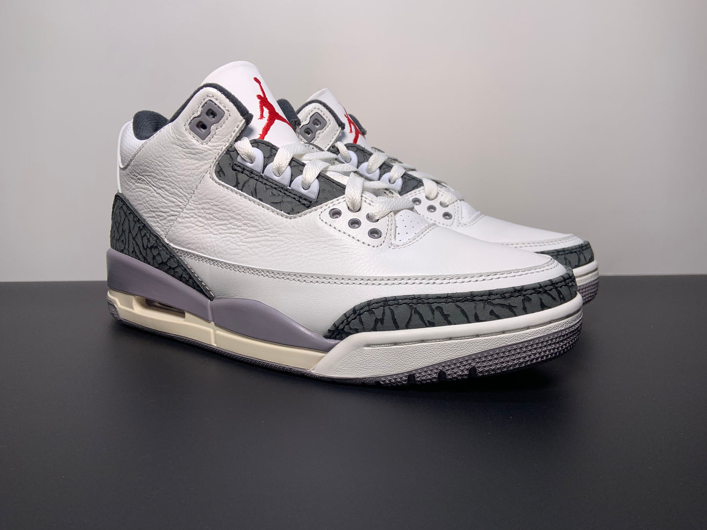 Nike Air Jordan 3 Retro Summit  White Fire Red 'Cement Grey'