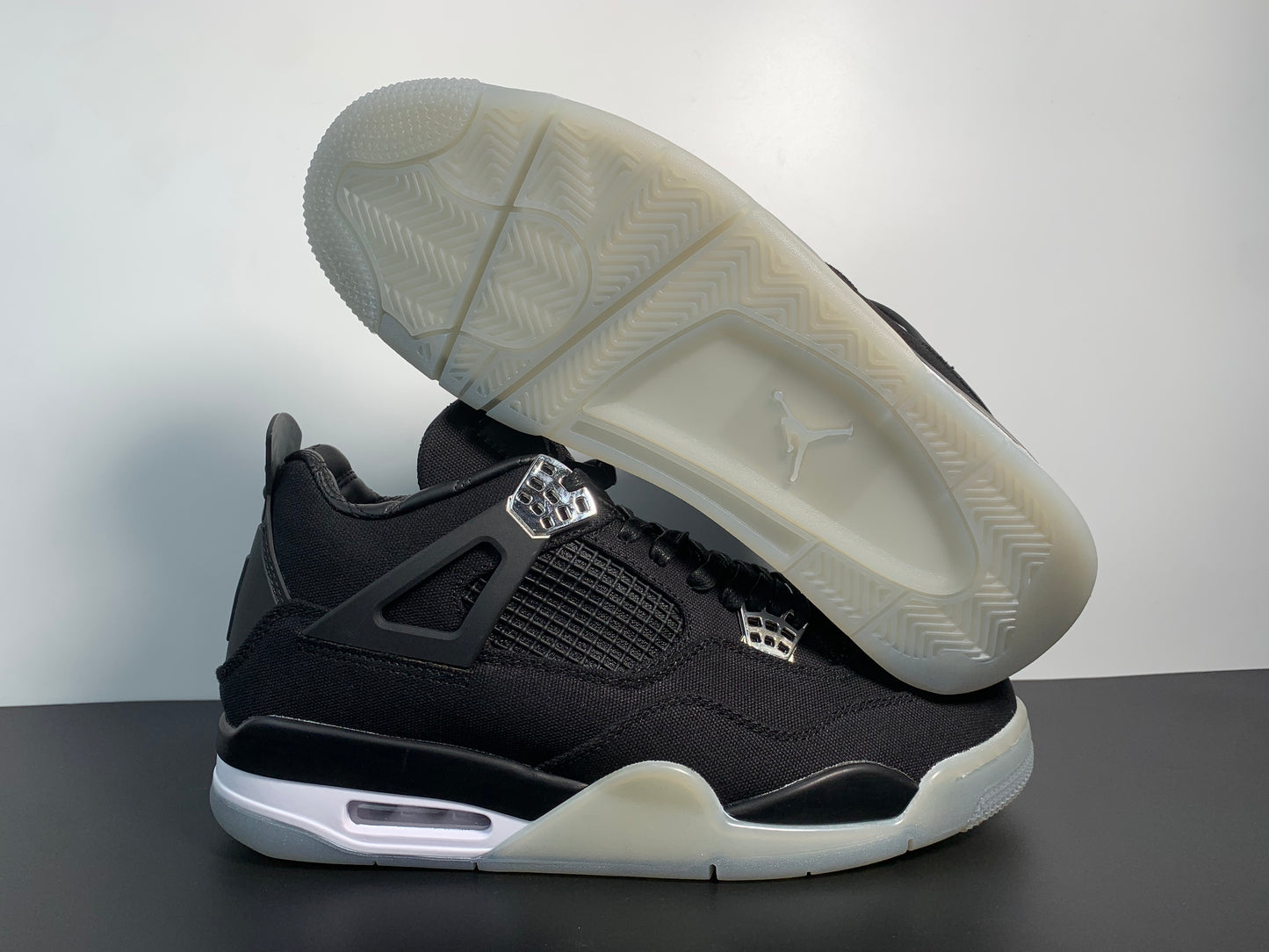 Air Jordan 4 Black White Eminem Carhartt