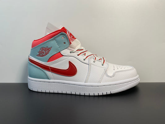 Air Jordan 1 Mid White Topaz Mist