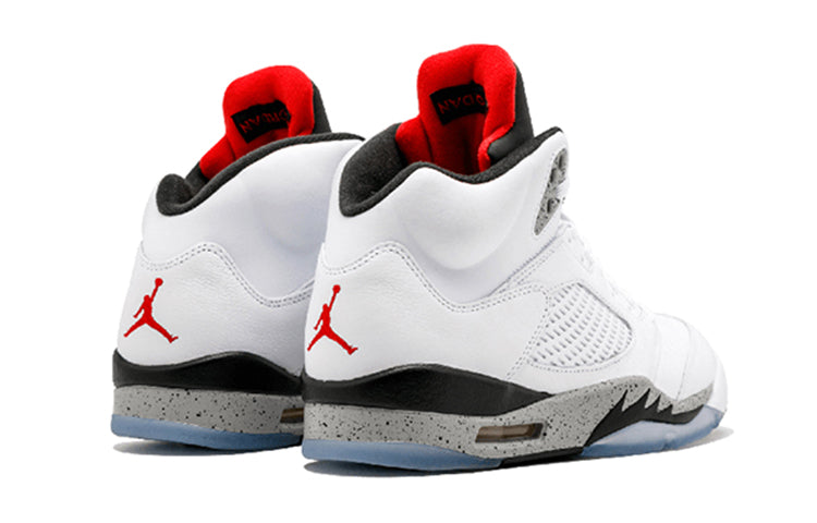 Air Jordan 5 Retro BG White Cement 440888-104