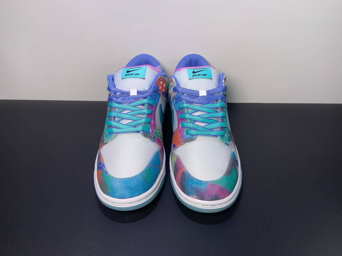 Futura Laboratories x Dunk Low SB 'Bleached Aqua' Sample