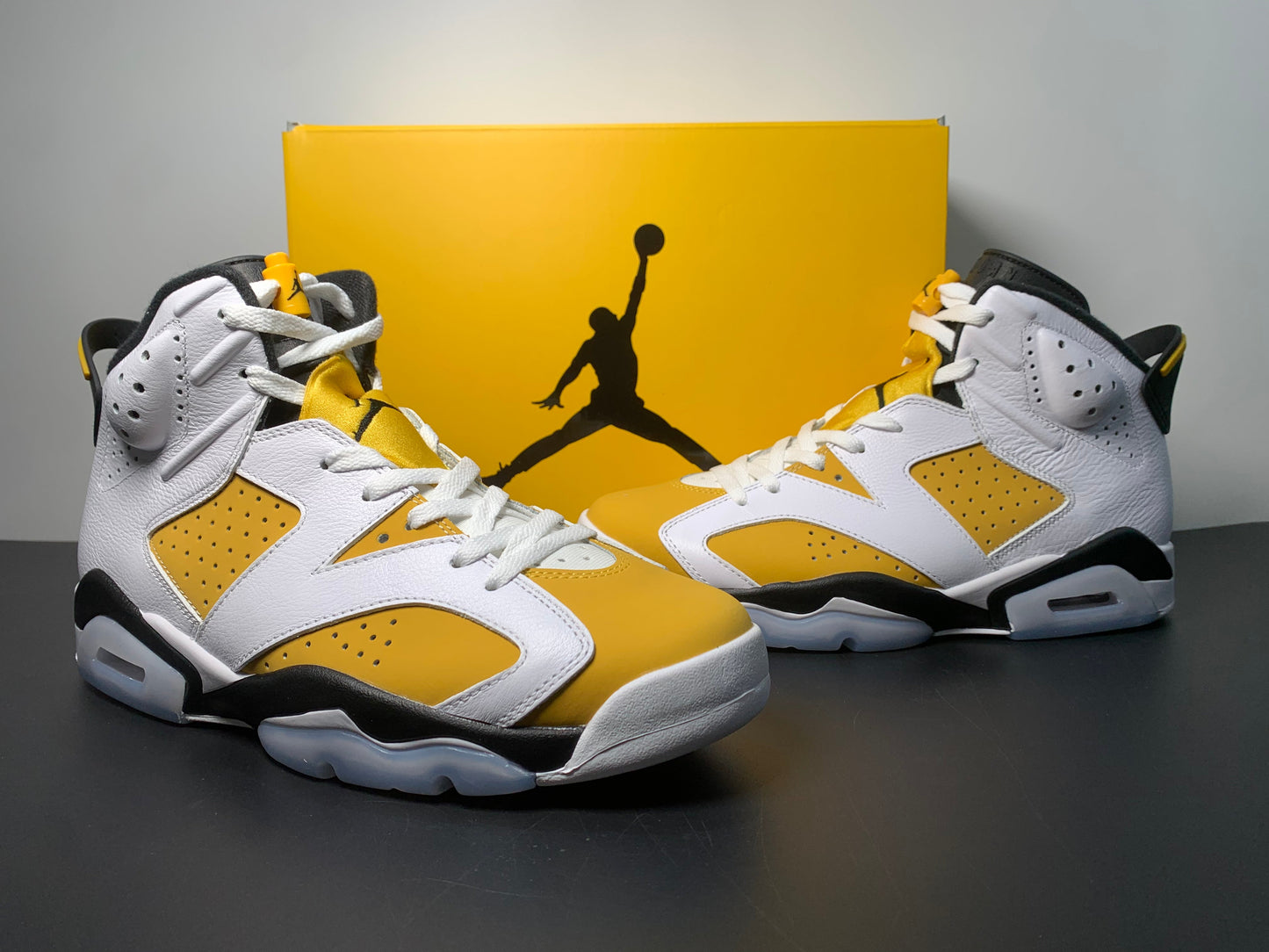 Nike Air Jordan Retro 6 Yellow Ochre White Black CT8529-170