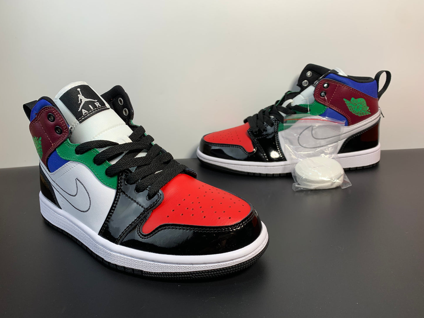 Air Jordan 1 Mid SE Black White Multi-Color DB5454-001