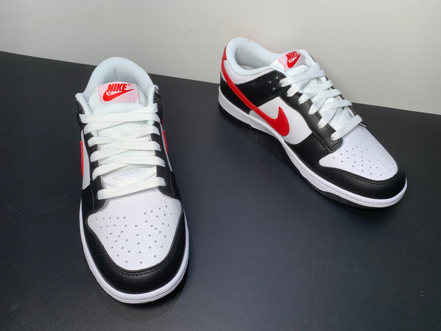 Nike Dunk Low 'Black White Red'