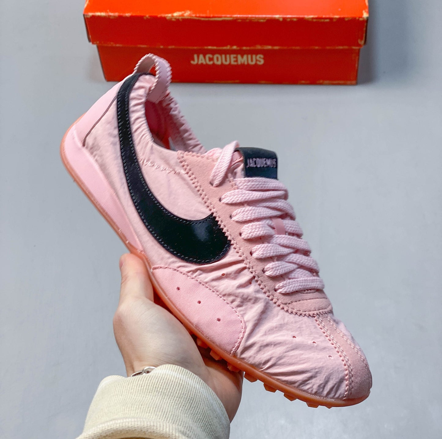 Jacquemus x Nike Moon Shoe Nike  Pink Black
