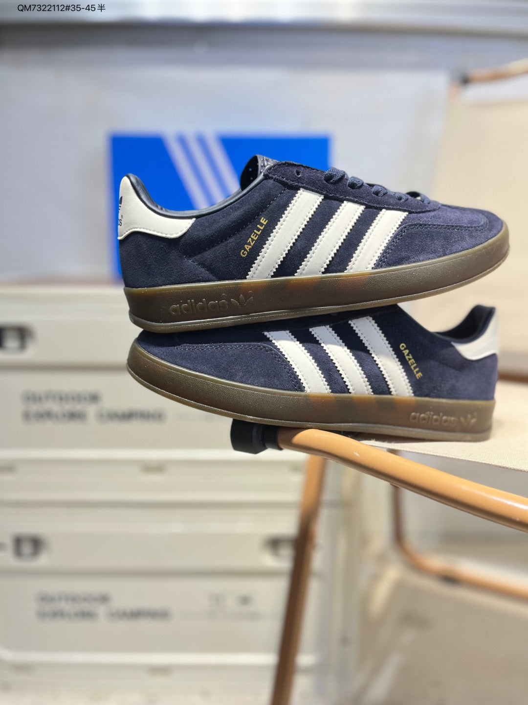 Adidas Gazelle Indoor Trainers Navy JQ6172 QM7322112