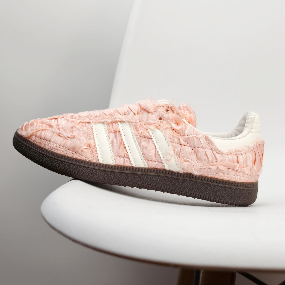 Adidas Originals Samba OG x Caroline SATIN SHOES Pink JQ4748