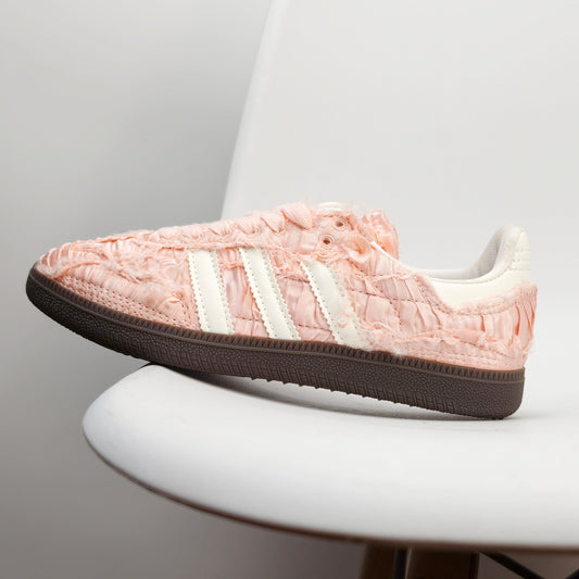 Adidas Originals Samba OG x Caroline SATIN SHOES Pink JQ4748