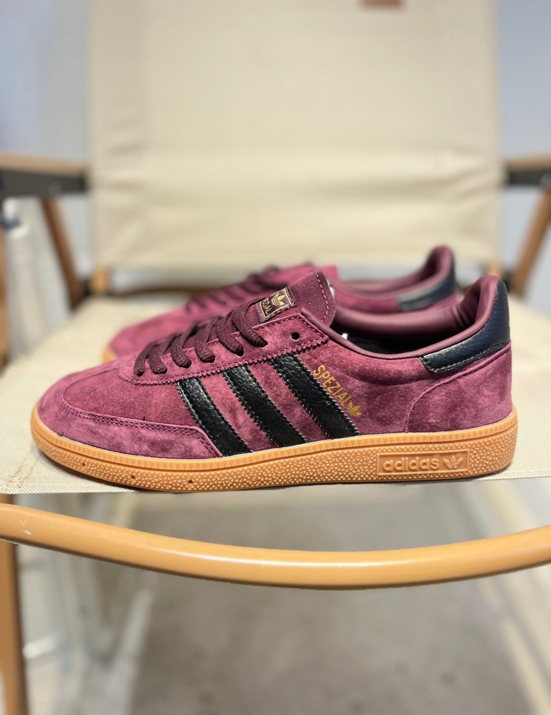 Sporty & Rich x Adidas Originals Handball SPZL  "Burgundy" JR3847