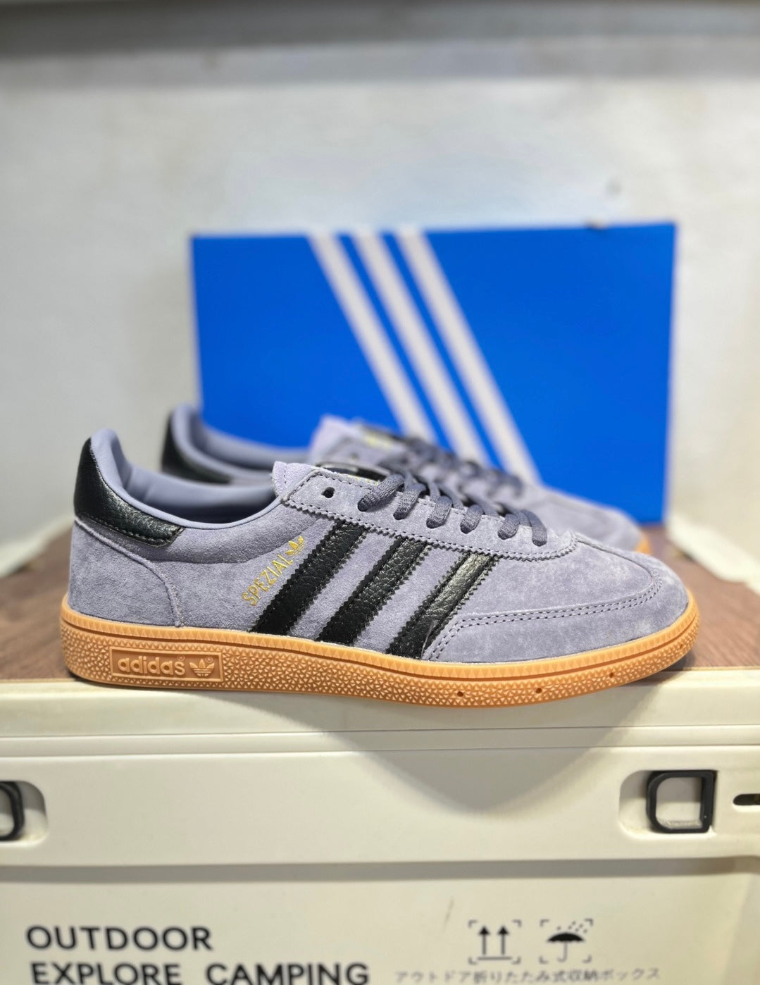 Sporty & Rich x Adidas Originals Handball SPZL  Preloved Violet  JR3847