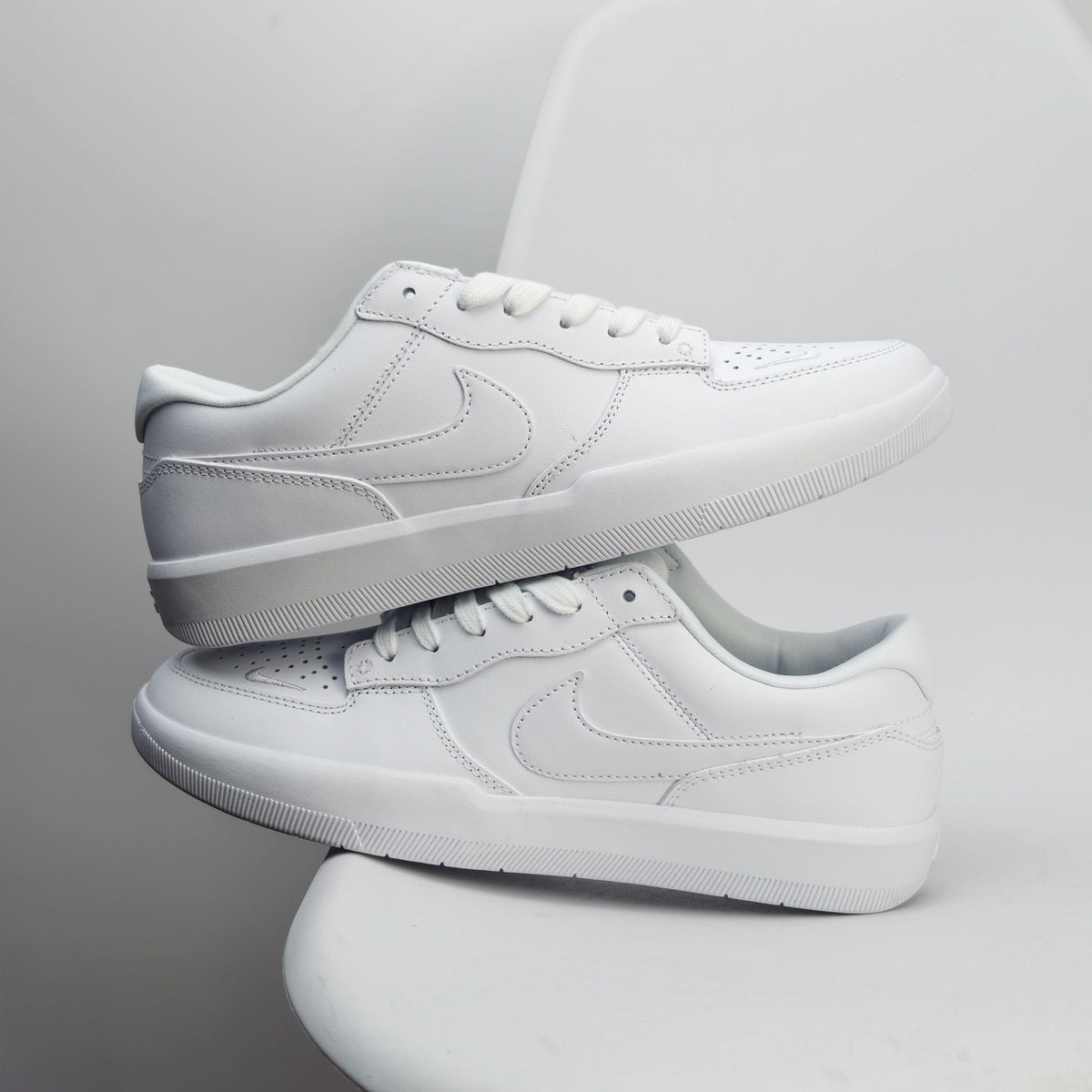 Nike SB Force 58  Premium "Triple White" 996JGD