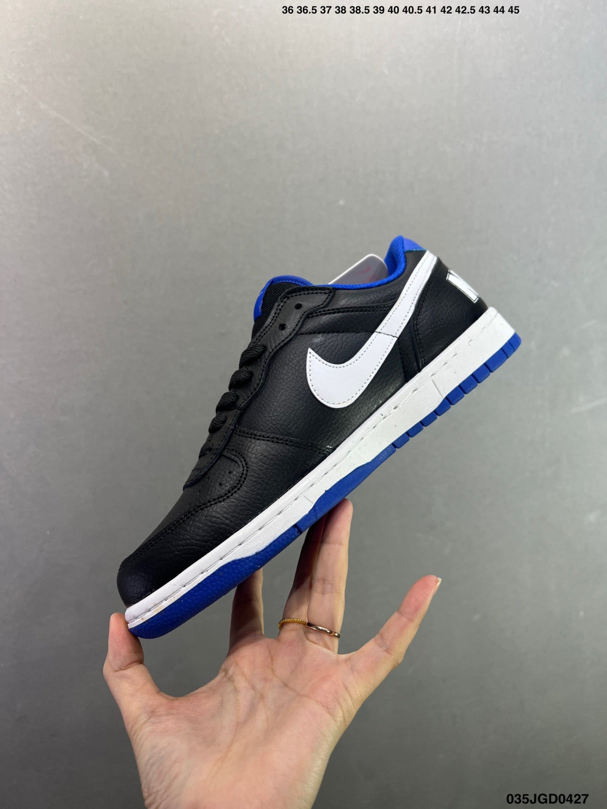 NIKE BIG LOW Black-Blue 355152