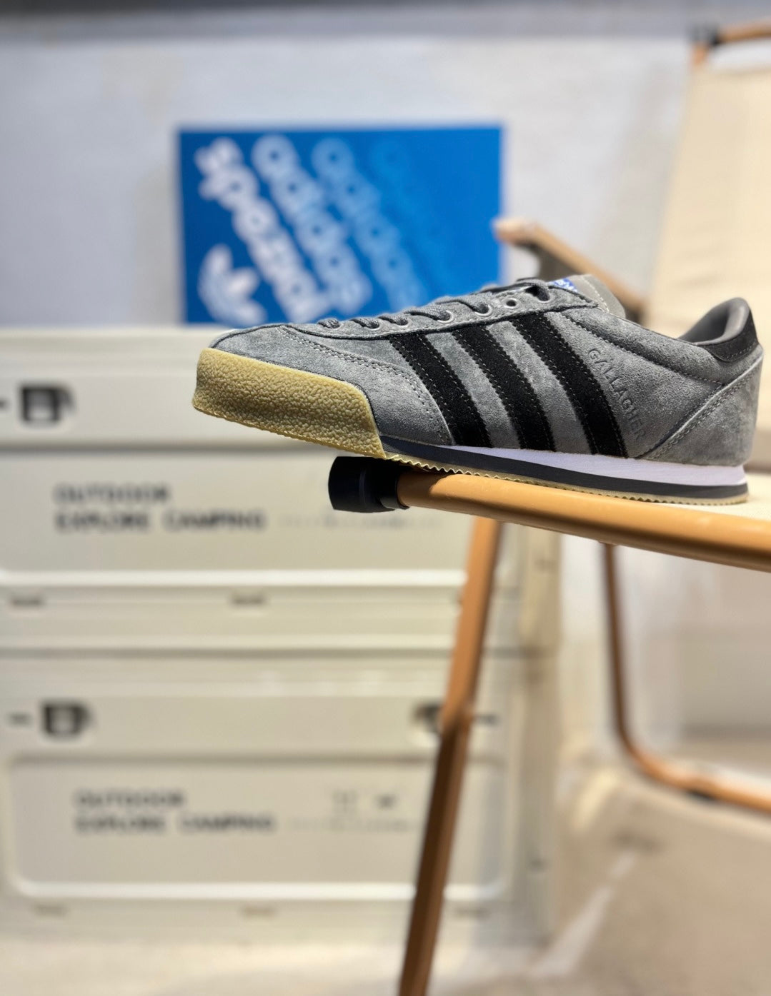 The Liam Gallagher x Adidas LG2 SPZL Grey  GW3805