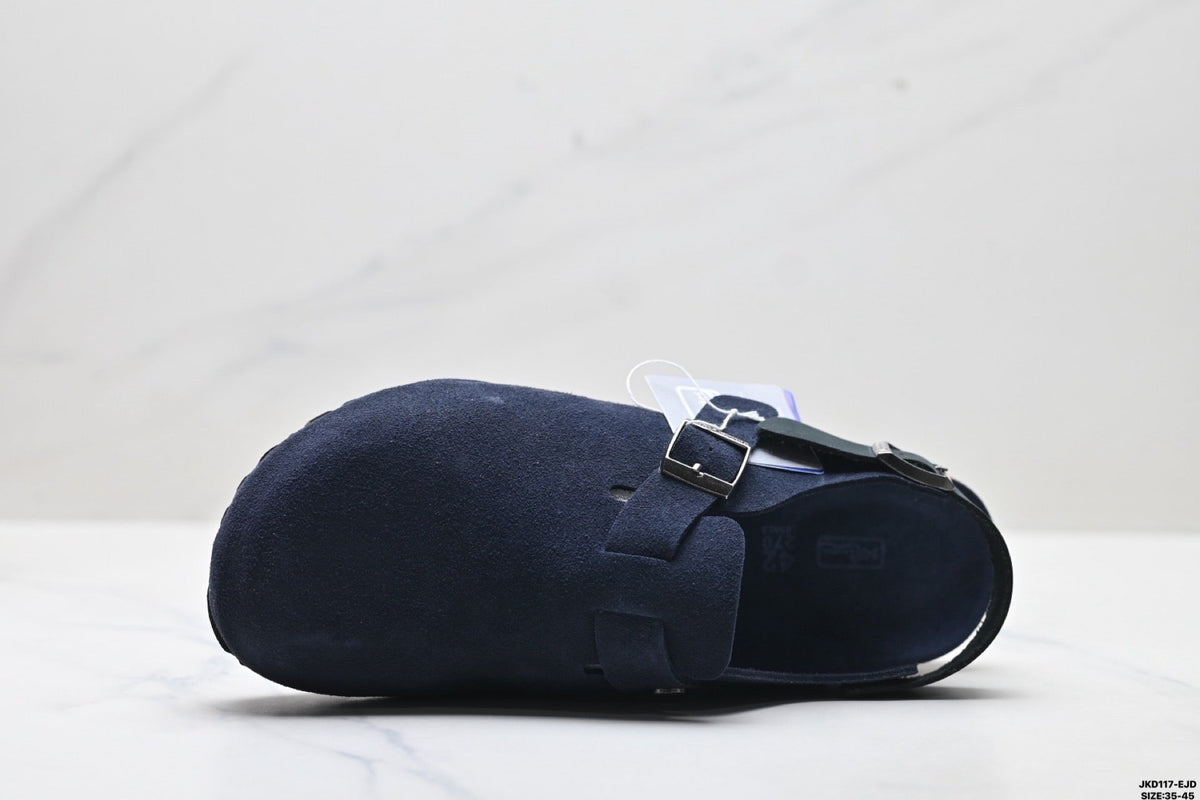 Birkenstock Boston Shearling Navy-Blue  1128287