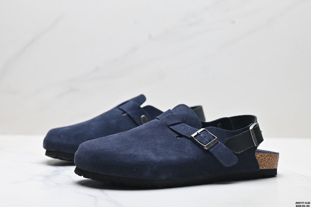 Birkenstock Boston Shearling Navy-Blue  1128287