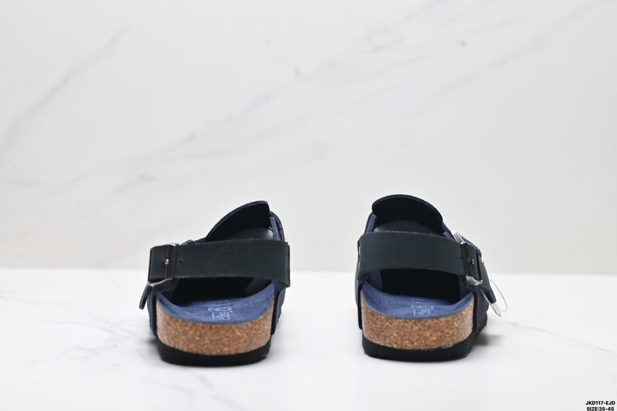 Birkenstock Boston Shearling Navy-Blue  1128287