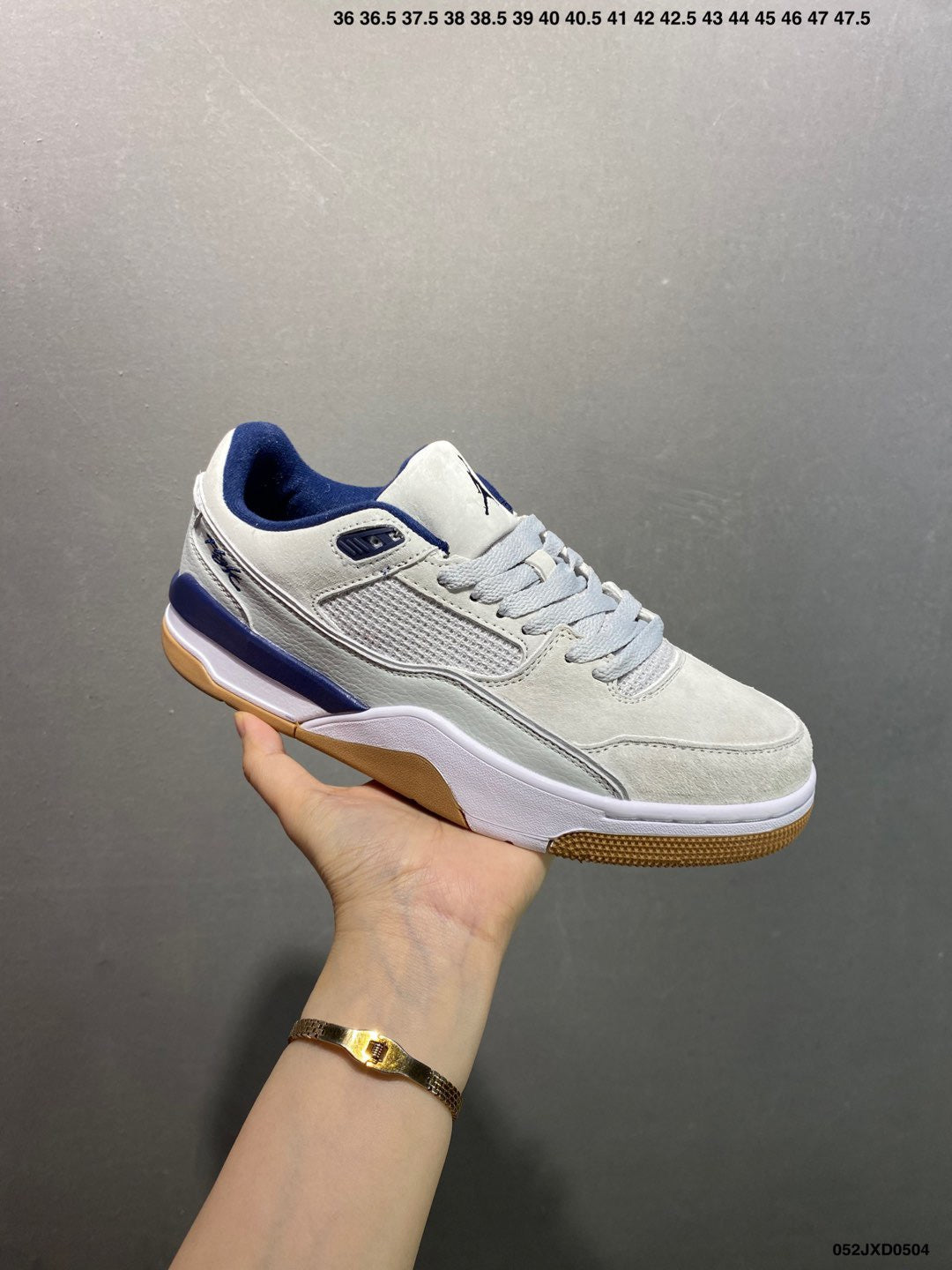 Air Jordan Flight Court 'Neutral Grey Midnight Navy Gum' HF3255-003