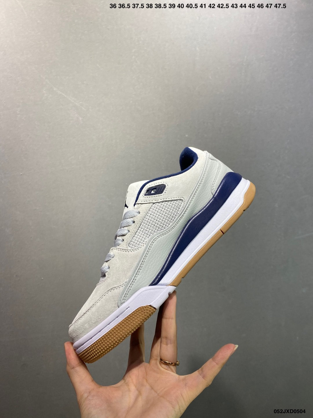 Air Jordan Flight Court 'Neutral Grey Midnight Navy Gum' HF3255-003