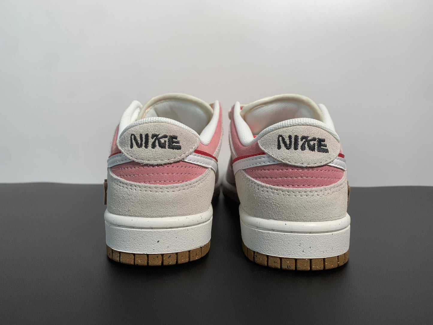 Nike Dunk Low SE '85' Double Swoosh Grey Pink Rabbit DO9457-117