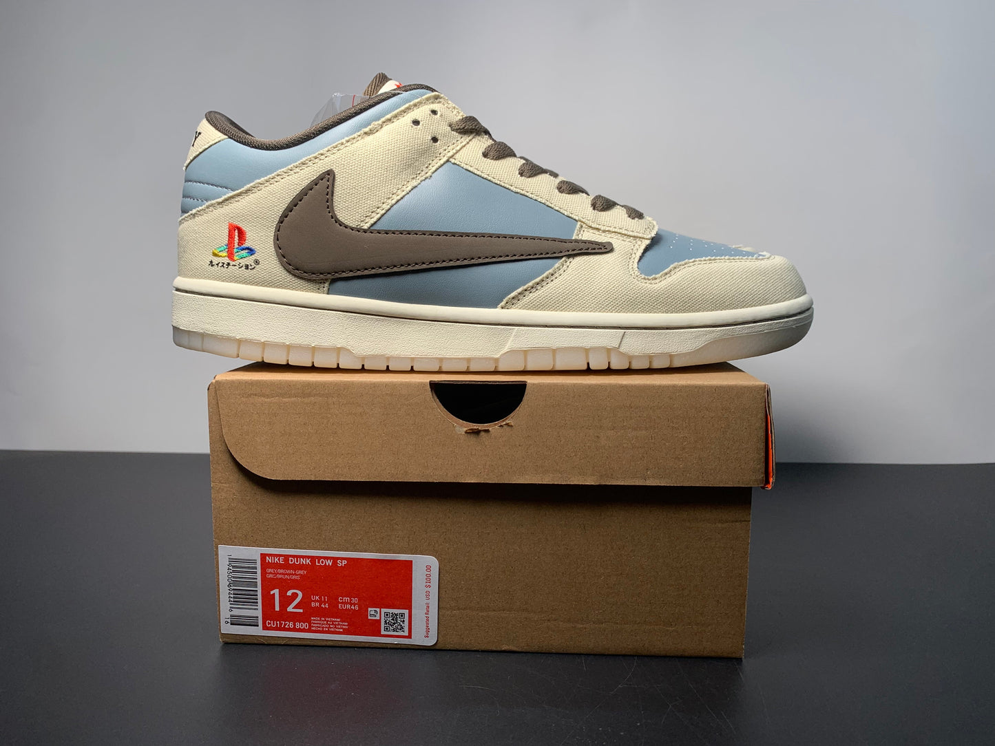 Travis Scott x PlayStation x Nike Dunk Low CU1726-800