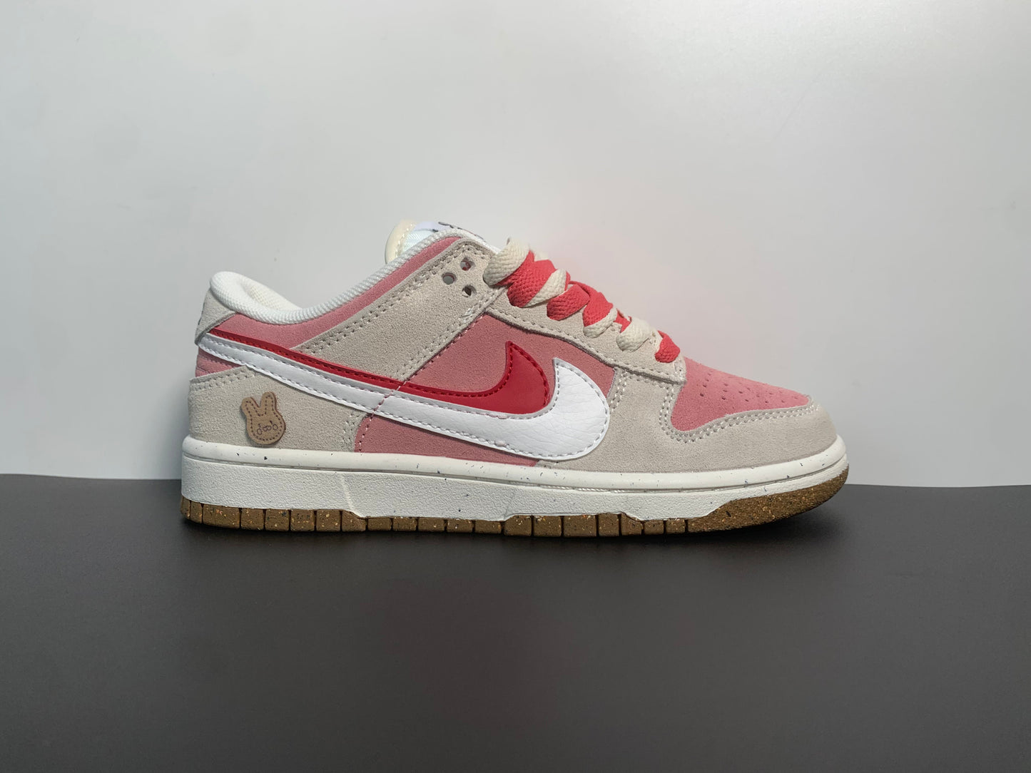 Nike Dunk Low SE '85' Double Swoosh Grey Pink Rabbit DO9457-117